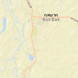 Amphoe Kut Bak Street Map
