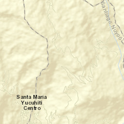Santa María Yucuhiti Street Map