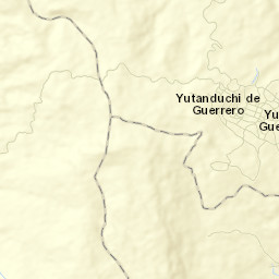 Yutanduchi de Guerrero Street Map
