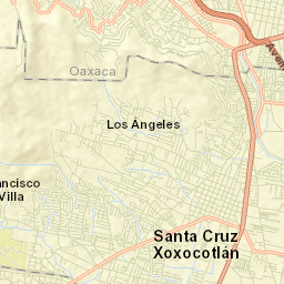 Santa Cruz Xoxocotlán Street Map