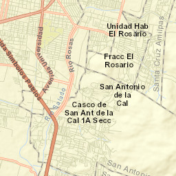 San Sebastián Tutla Street Map