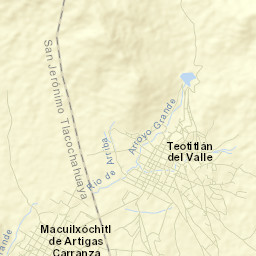 Macuilxóchitl de Artigas Carranza Street Map