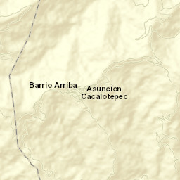 Asunción Cacalotepec Street Map