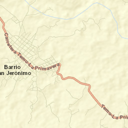 Bachajón Street Map