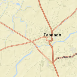 Tasgaon Street Map