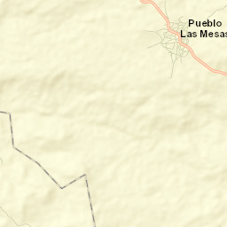 Las Mesas Street Map