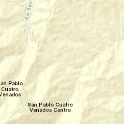 San Pablo Cuatro Venados Street Map