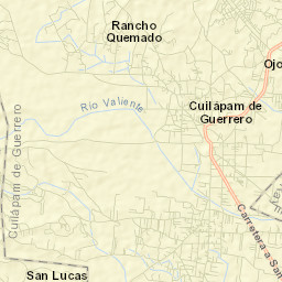 Cuilapan de Guerrero Street Map