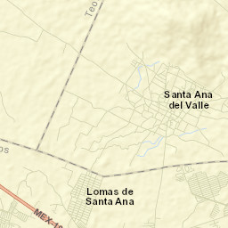 Santa Ana del Valle Street Map