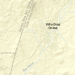 Villa Díaz Ordaz Street Map