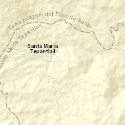 Santa María Tepantlali Street Map