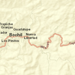 Bochil Street Map