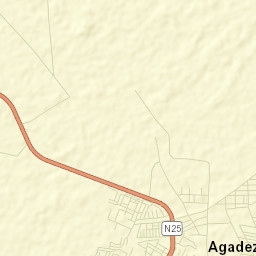 Agadez Street Map