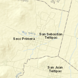 San Sebastian Teitipac Street Map