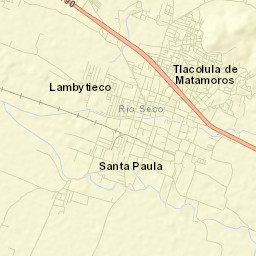 Tlacolula de Matamoros Street Map
