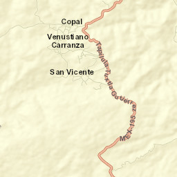 El Copal Street Map