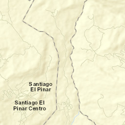 Santiago el Pinar Street Map