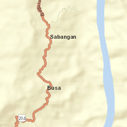 Sabangan Street Map