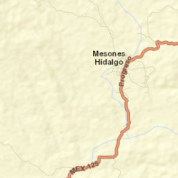 Mesones Hidalgo Street Map