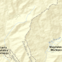 Magdalena Mixtepec Street Map