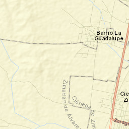 Ciénega de Zimatlán Street Map