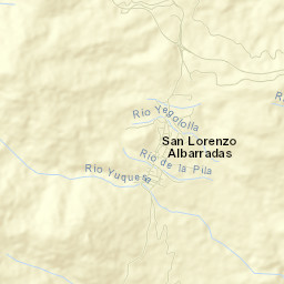 San Lorenzo Albarradas Street Map