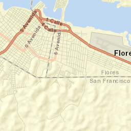 Municipio de Flores Street Map