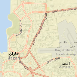 Jizan Street Map
