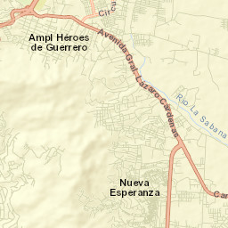 Colonia Alborada Street Map