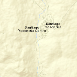 Santiago Yosondúa Street Map