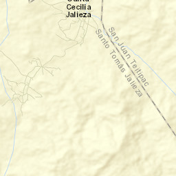 Santo Domingo Jalieza Street Map