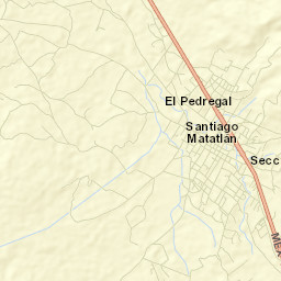 Santiago Matatlán Street Map