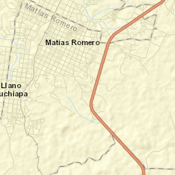 Matías Romero Street Map