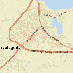 Mirialguda Street Map