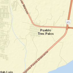 Tres Palos Street Map