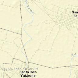 Santa Ana Zegache Street Map