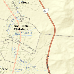 San Juan Chilateca Street Map