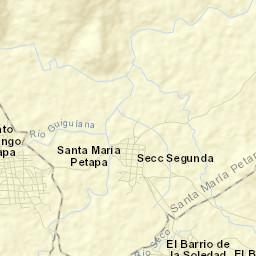 Santo Domingo Petapa Street Map