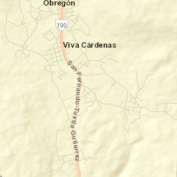 Viva Cárdenas Street Map