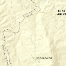 Concepción Street Map