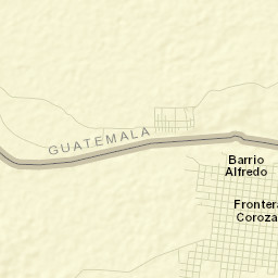 Frontera Corozal Street Map
