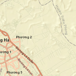 Ðông Hà Street Map