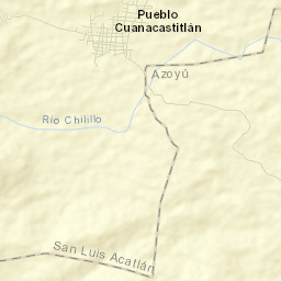 Cuanacaxtitlán Street Map