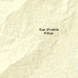 San Vicente Piñas Street Map