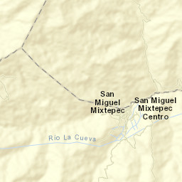 San Miguel Mixtepec Street Map