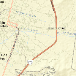 Ocotlán de Morelos Street Map
