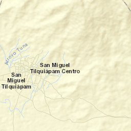 San Miguel Tilquiapam Street Map