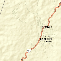 Oxchuc Street Map