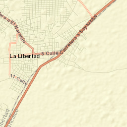 La Libertad Street Map