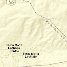 Santa María Lachixío Street Map